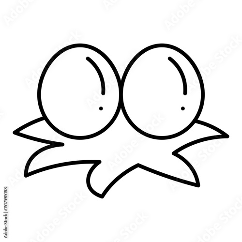 egg line icon