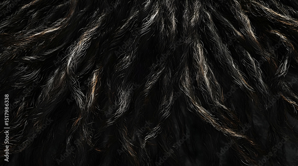 Naklejka premium Abstract Black Background With Gold Details