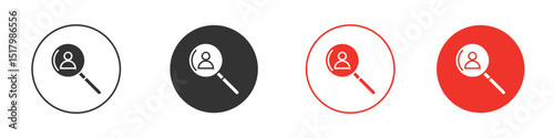Recruitment icon for logo, vector sign symbol for design
