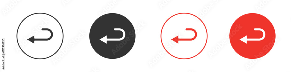 Send back icon Send back icon