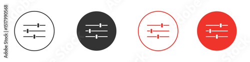 Settings sliders icon