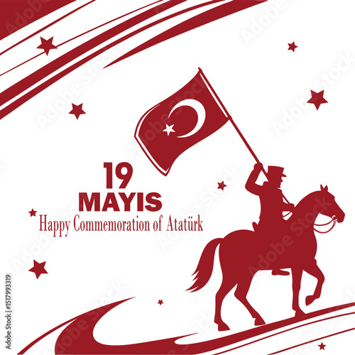 Remembering the Visionary Mustafa Kemal Atatürk photo and template