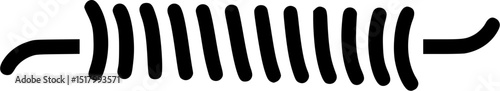 Elasticity Vector Icon
