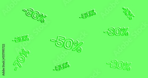Promotional Sale Percentage Discount Background