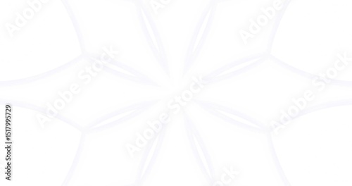 Abstract Geometric Pattern on White Background