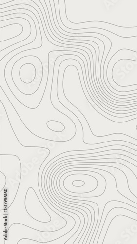 Wavy Topographic Lines Animated Background