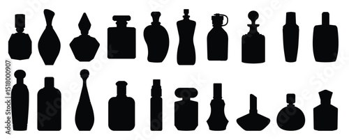  perfume bottle silhouettes
