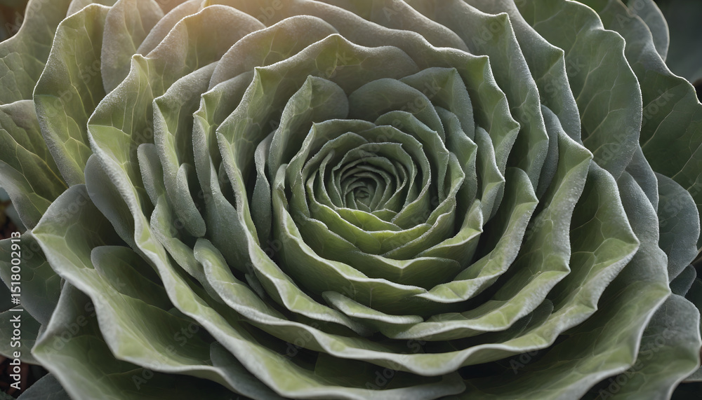 Fototapeta premium close up of a cabbage