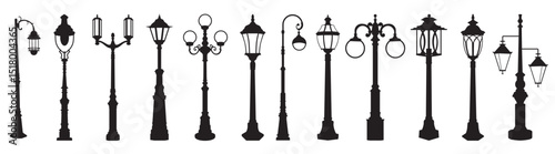 lamppost street road light