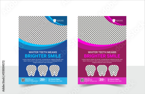 Dental Medical healthcare flyer design template  for dental clinic , medical eye catching  flyer layout new stylish editable design
are Flyer Design
