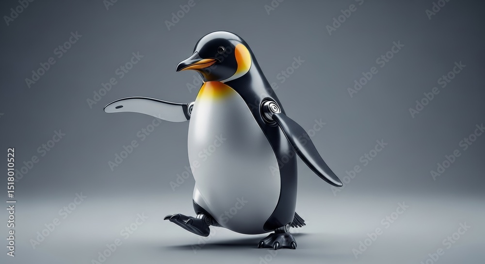 Obraz premium robot penguin