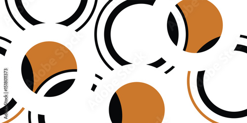 Seamless abstract geometric pattern on white.Vector Illustration.