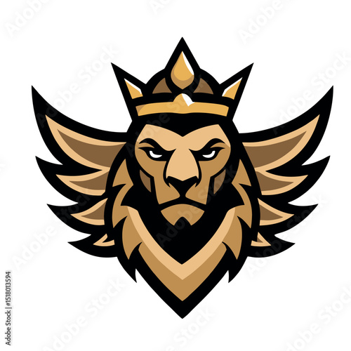 design logo mascot character illustration colorful symbol lion