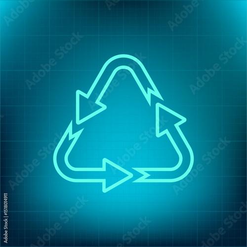 Vector icon on a blue background with a gradient