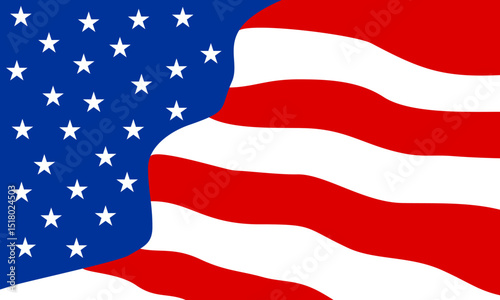 usa flag background
