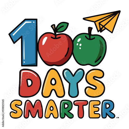 100 Days of Learning Celebration Shirt Fun and Colorful 100th Day of School Design for Students and Teachers