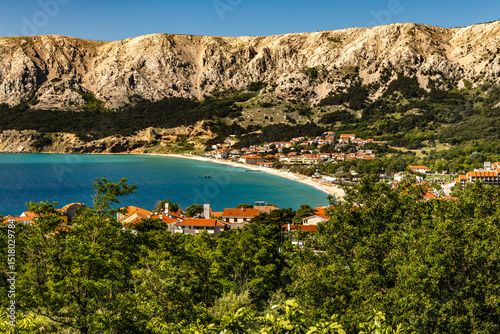 Fototapeta Naklejka Na Ścianę i Meble -  Tourist trail leading from Baska to the cemetery and to the Church of St. John,