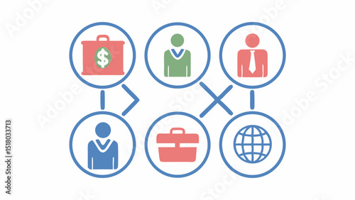 Global Business Network Collaboration Strategy and Investment Connecting People Finance and the World Together