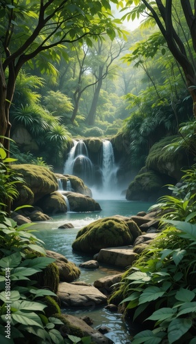 waterfall in the forest