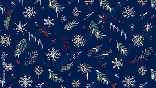 seamless christmas background