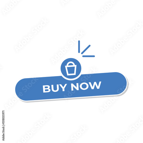 Buy Now Button Icon for E-commerce and Online Shopping