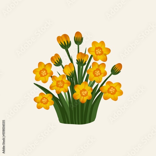 Fototapeta Naklejka Na Ścianę i Meble -  Seamless watercolour and unique floral pattern background for covers, notes, banner. Soft backgrounds colour. Watercolour art work. Flower stalk. Colourful flower.
