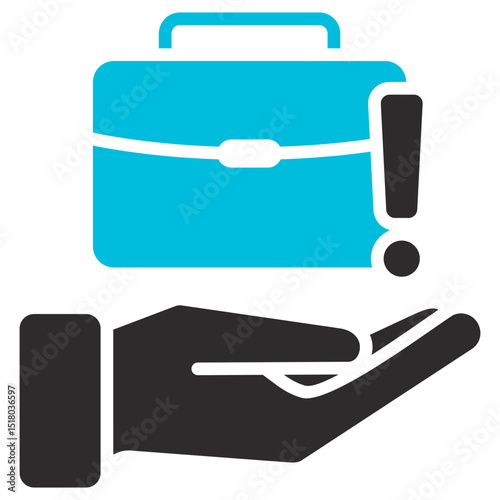 Command Glyph Blue Grey Icon