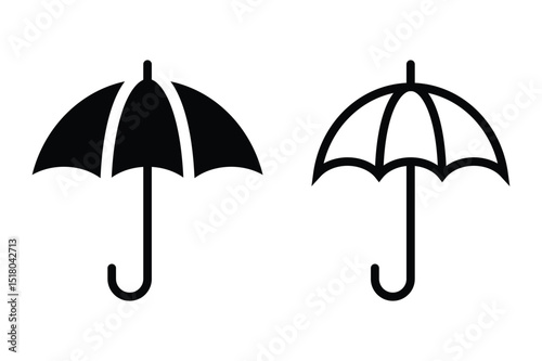 umbrella isolated on white background