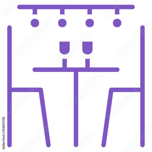 Dining Table Vector Icons