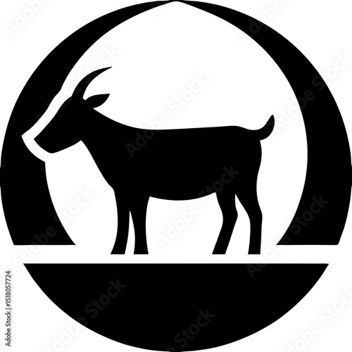 An icon representing the concept of Qurban, which is the Islamic tradition of sacrificing an animal during Eid al-Adha