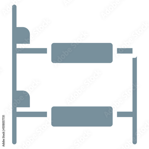 Bunk Bed Vector Icons