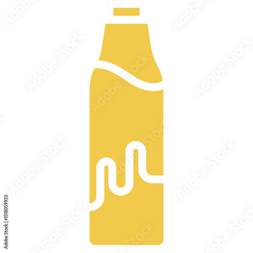 Milk Bottle Vector Icons
