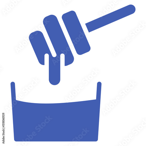 Honey Dipper Vector Icons