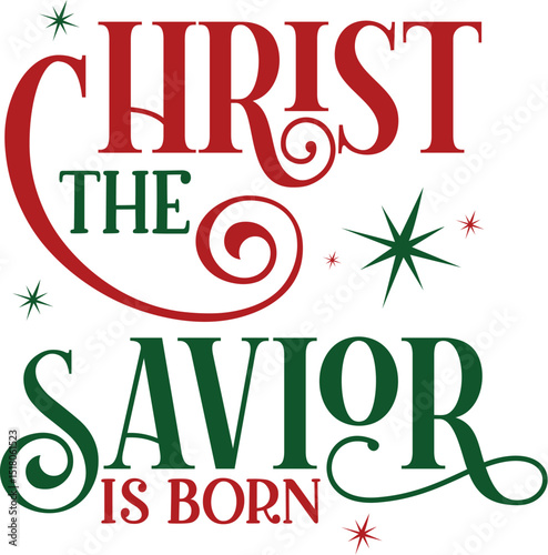 Christ the savior is born design file