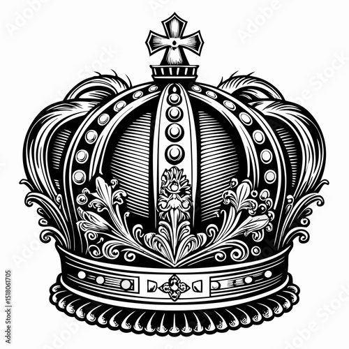 royal crown vector