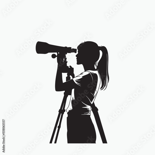 silhouette of a photographer