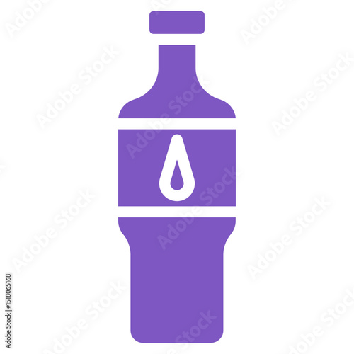 Water Bottle Vector Icons
