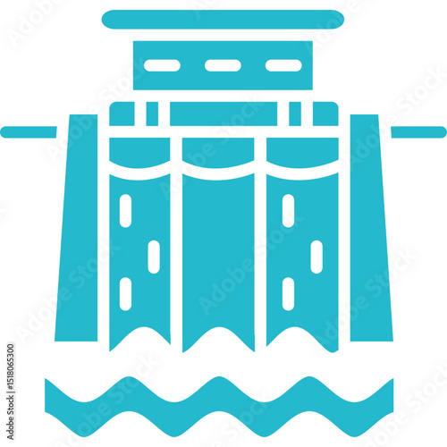 Dam Vector Icons