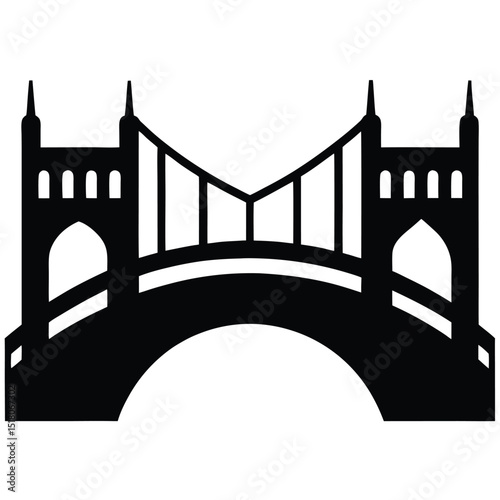 bridge vector illustration