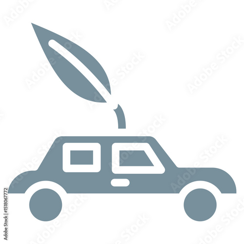 Eco Car Vector Icons