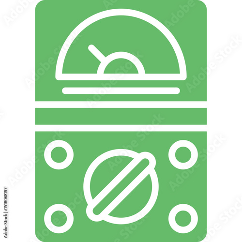Radiation Detector Vector Icons