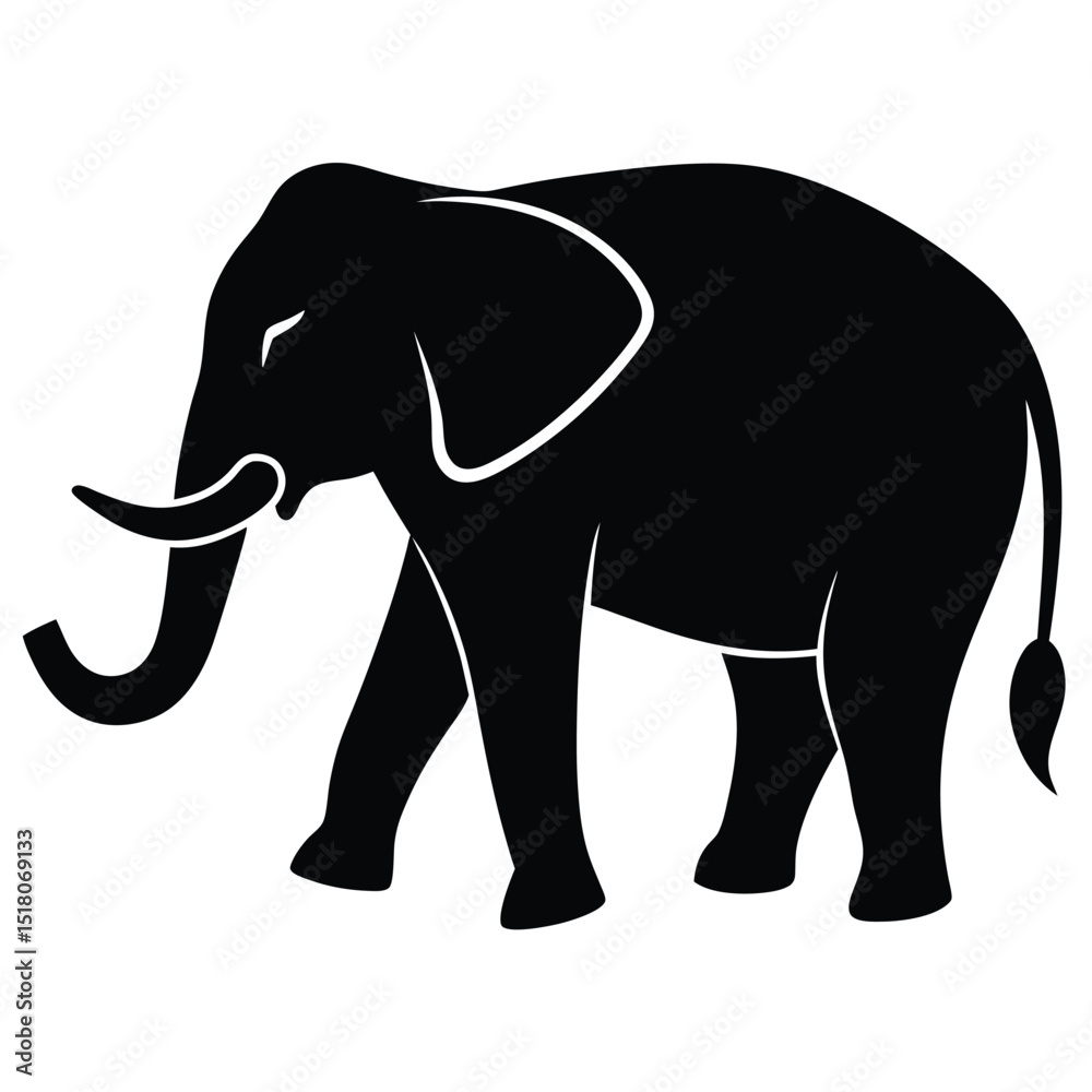 Obraz premium elephant vector illustration
