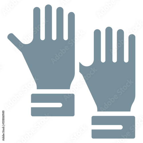 Hand Gloves Vector Icons