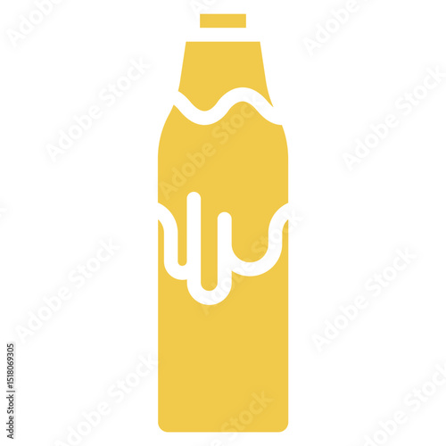 Milk Bottles Vector Icons
