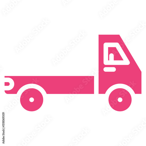 Pickup Truck Vector Icons
