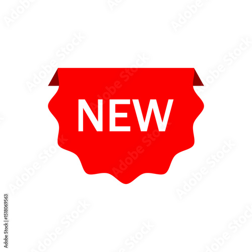 New label icon. Sign, label, sticker. Flat design style