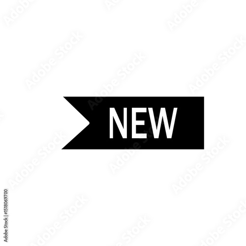 New label icon. Flat vector related icon for web and mobile applications.