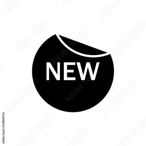 New label icon. Flat vector related icon for web and mobile applications.