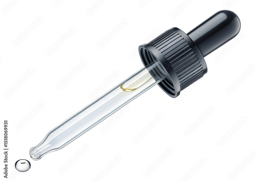Dropper isolated on transparent background. Dropper isolated on transparent background.