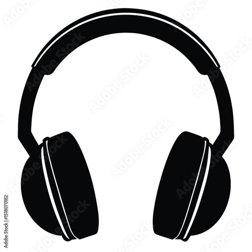 headphones isolated on white